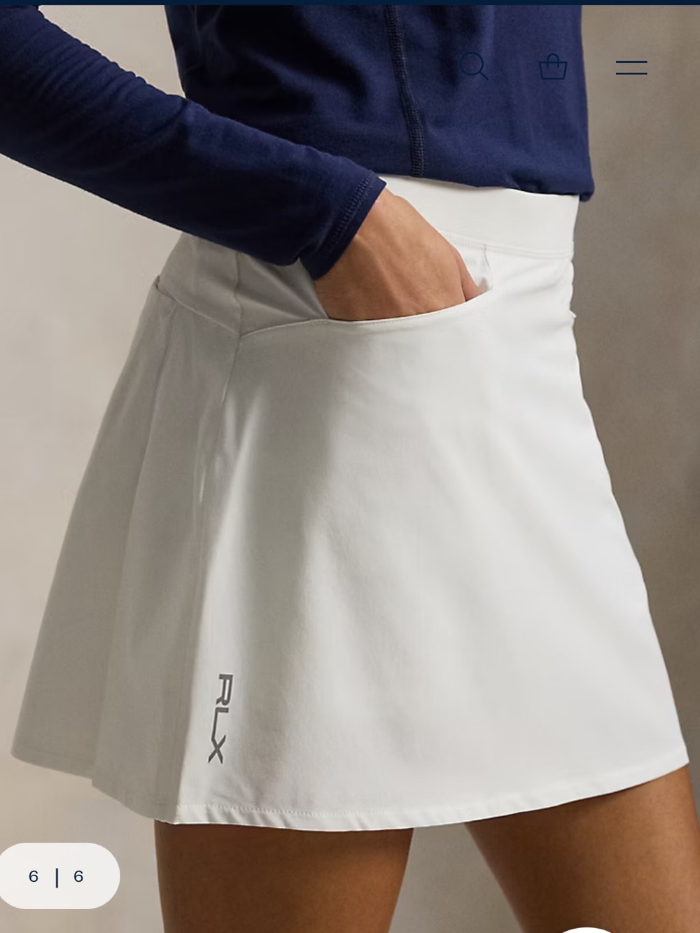 Ralph Lauren RLX golf tennis Performance Pleated Skort